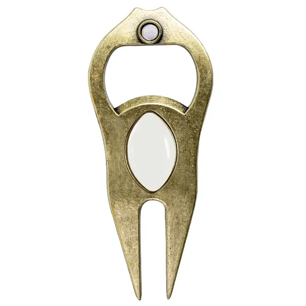 Golf divot tool featuring football shaped golf ball marker, bottle/can opener,... from ASI 38120 Ball Pro / Diversified Quality Kitchenware