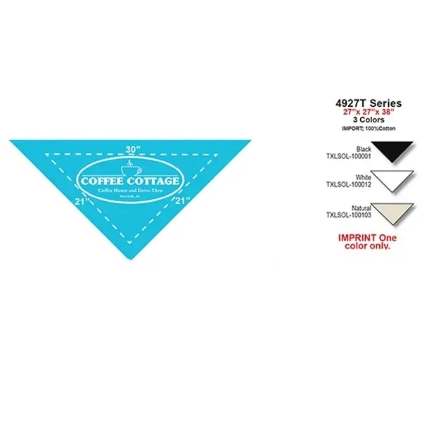 27" x 27" oversized, flat hemmed bandannas made of 100% cotton.... from ASI 44020 Bandanna Promotions By CARO-LINE / Bandanna Promotions