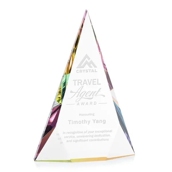 Recognize excellence with the bold and sparkling Optical Crystal Rochester Pyramid... from ASI 84592 St Regis Group / St Regis