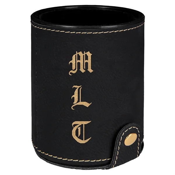 Leatherette dice cup with 5 dice and laser engraved graphics included.... from ASI 74601 Calico