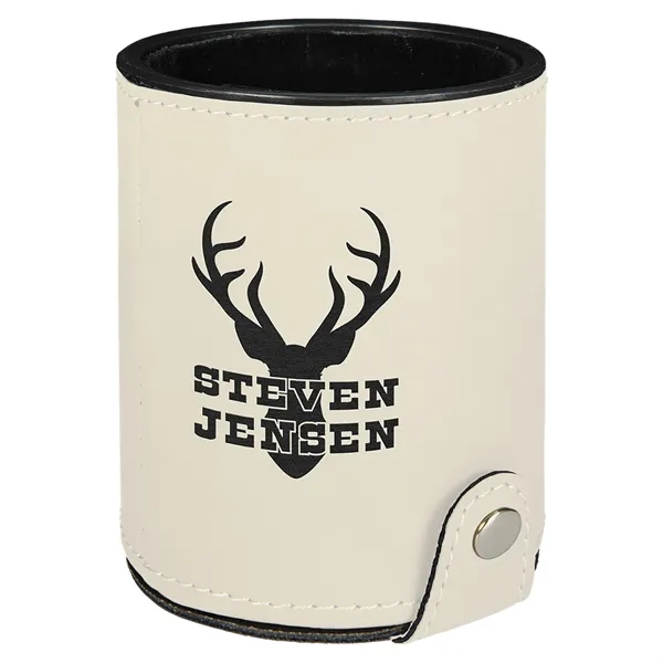 Leatherette dice cup with 5 dice and laser engraved graphics included.... from ASI 74601 Calico