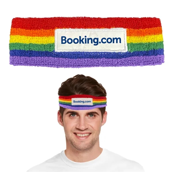 Rainbow Head Sweatband.... from ASI 52710 Lincoln Line