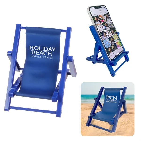 This beach chair themed cell phone stand is functional as it... from ASI 52710 Lincoln Line
