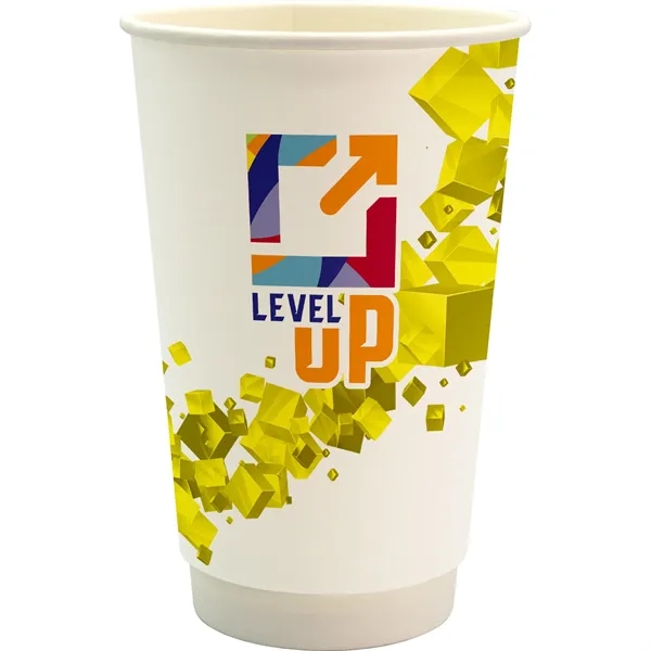 16 oz. Full Color Floating Cube Paper Cup... from ASI 30208 A P Specialties / AP Specialties