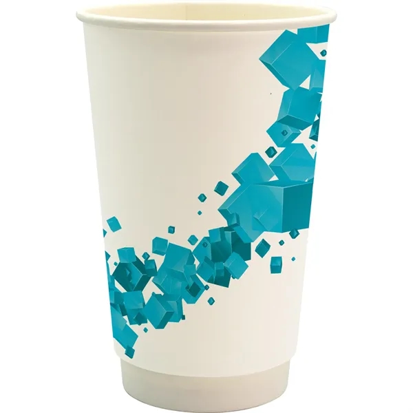 16 oz. Full Color Floating Cube Paper Cup... from ASI 30208 A P Specialties / AP Specialties
