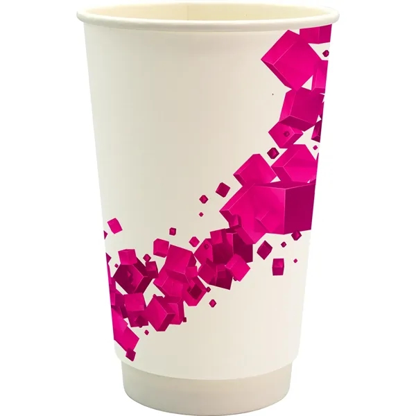 16 oz. Full Color Floating Cube Paper Cup... from ASI 30208 A P Specialties / AP Specialties