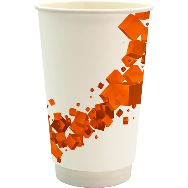 16 oz. Full Color Floating Cube Paper Cup... from ASI 30208 A P Specialties / AP Specialties