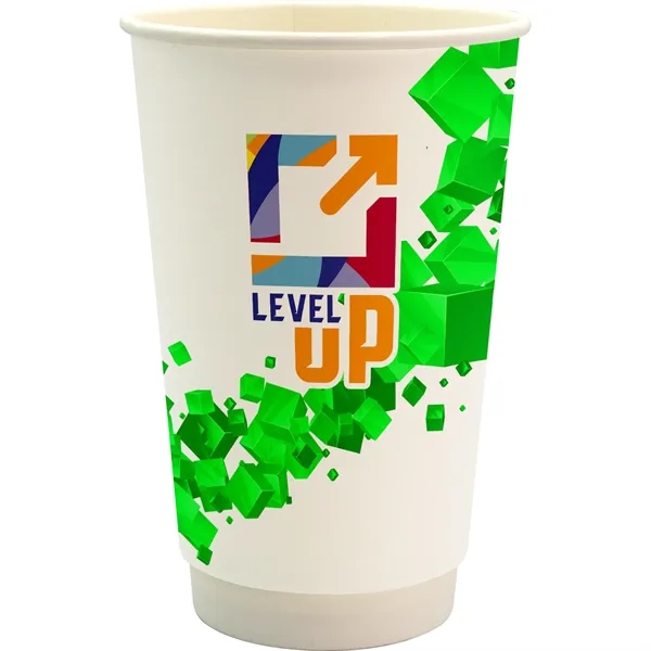 16 oz. Full Color Floating Cube Paper Cup... from ASI 30208 A P Specialties / AP Specialties