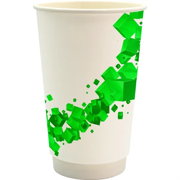 16 oz. Full Color Floating Cube Paper Cup... from ASI 30208 A P Specialties / AP Specialties