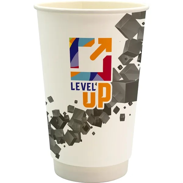 16 oz. Full Color Floating Cube Paper Cup... from ASI 30208 A P Specialties / AP Specialties