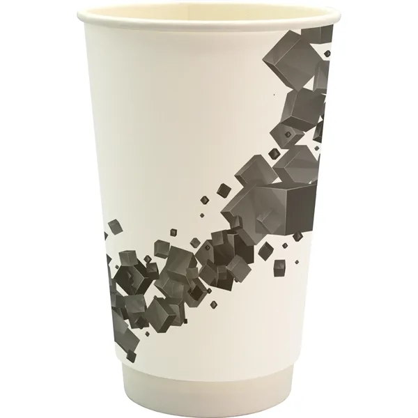 16 oz. Full Color Floating Cube Paper Cup... from ASI 30208 A P Specialties / AP Specialties