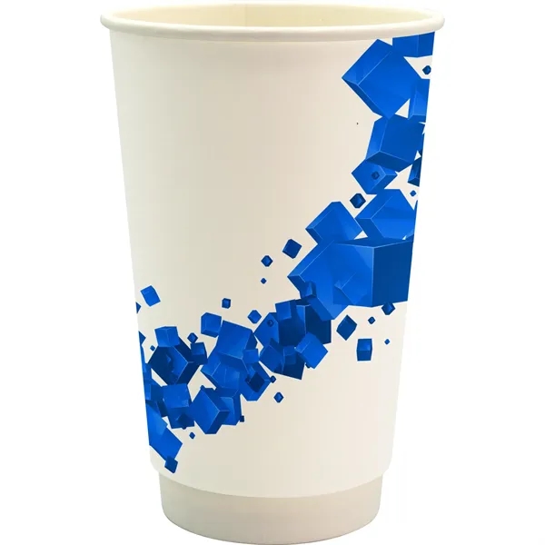 16 oz. Full Color Floating Cube Paper Cup... from ASI 30208 A P Specialties / AP Specialties