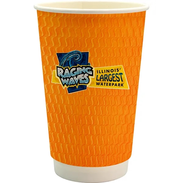 16 oz. Full Color Wave Paper Cup... from ASI 30208 A P Specialties / AP Specialties