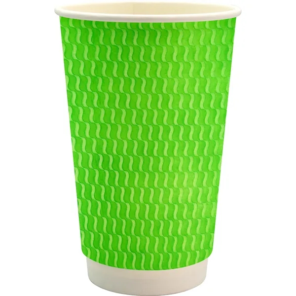 16 oz. Full Color Wave Paper Cup... from ASI 30208 A P Specialties / AP Specialties