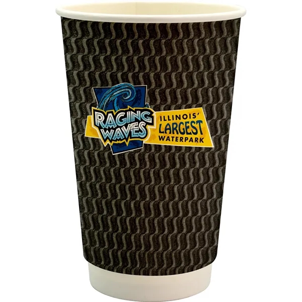 16 oz. Full Color Wave Paper Cup... from ASI 30208 A P Specialties / AP Specialties