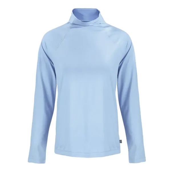 Women's sweatshirt with a funnel neck, UPF 50+ protection, and moisture-wicking... from ASI 47965 Cutter & Buck