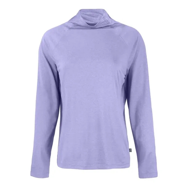 Women's sweatshirt with a funnel neck, UPF 50+ protection, and moisture-wicking... from ASI 47965 Cutter & Buck