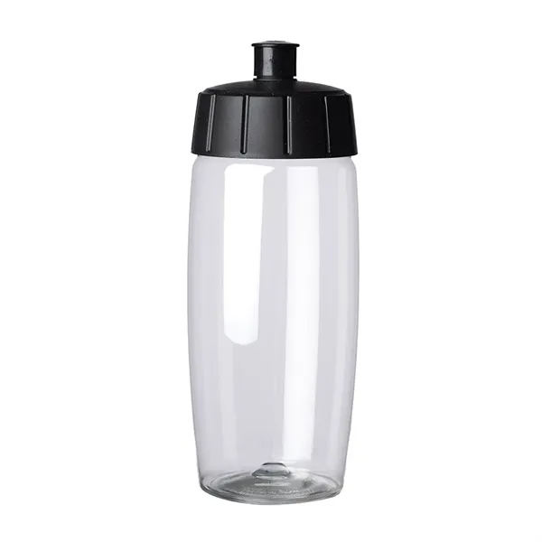 Push spout plastic water bottle with 19 oz capacity plus 1... from ASI 37218 Athena Promo (tm)