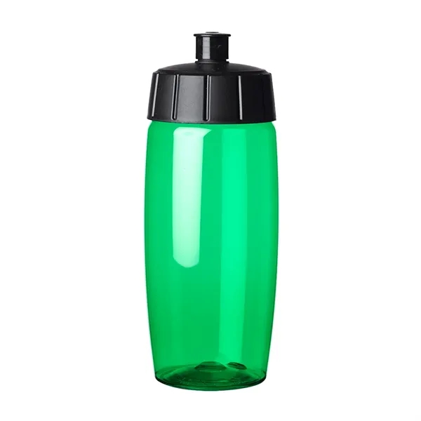Push spout plastic water bottle with 19 oz capacity plus 1... from ASI 37218 Athena Promo (tm)