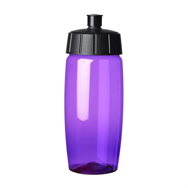 Push spout plastic water bottle with 19 oz capacity plus 1... from ASI 37218 Athena Promo (tm)