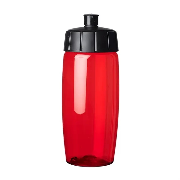 Push spout plastic water bottle with 19 oz capacity plus 1... from ASI 37218 Athena Promo (tm)
