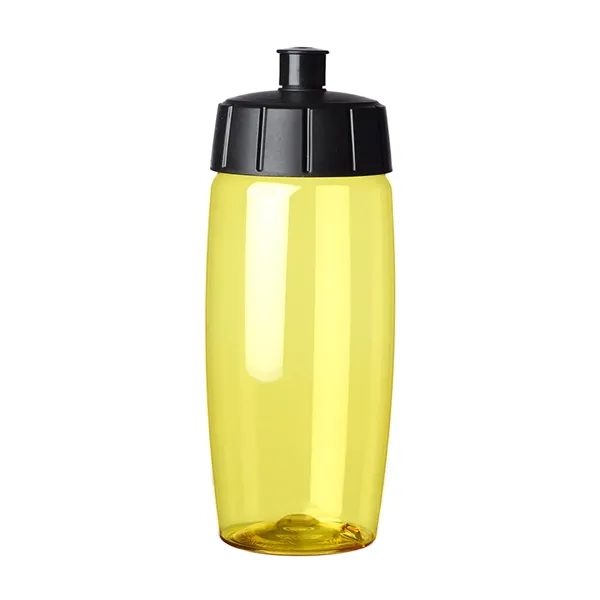 Push spout plastic water bottle with 19 oz capacity plus 1... from ASI 37218 Athena Promo (tm)