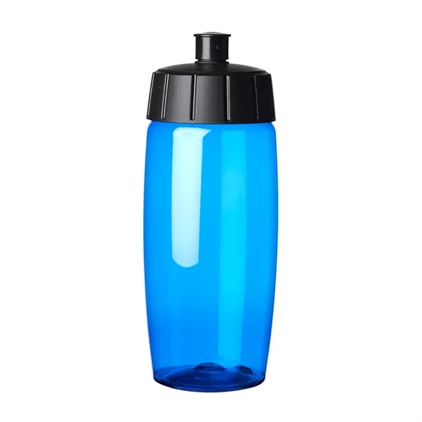 Push spout plastic water bottle with 19 oz capacity plus 1... from ASI 37218 Athena Promo (tm)