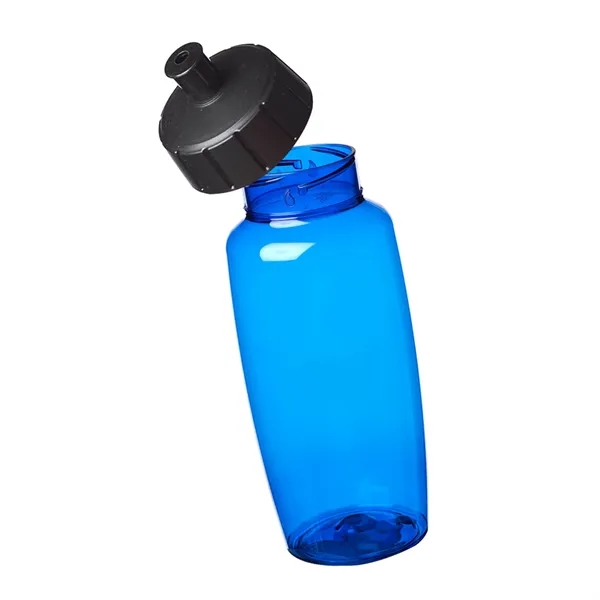 Push spout plastic water bottle with 19 oz capacity plus 1... from ASI 37218 Athena Promo (tm)