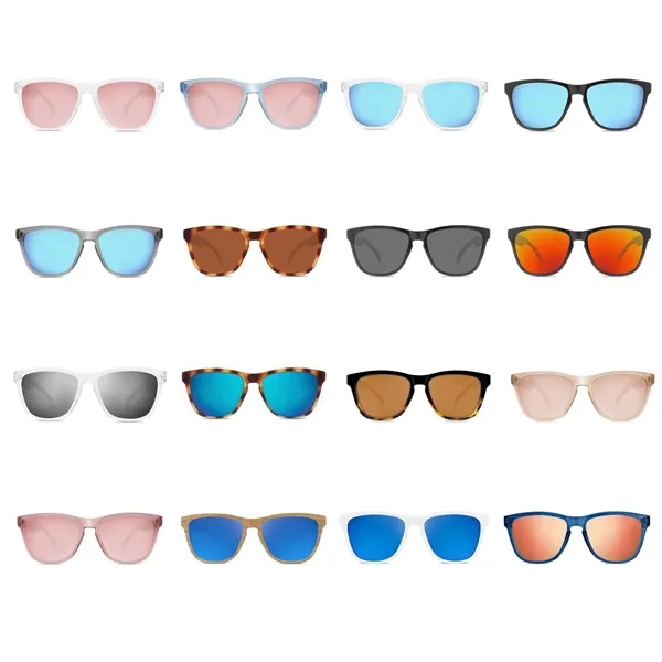 Stylish polarized sunglasses with lifetime warranty, microfiber pouch, and custom imprint... from ASI 72657 Active Life Promo / Apres Ski Ingrain Promo