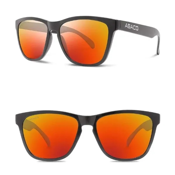 Stylish polarized sunglasses with lifetime warranty, microfiber pouch, and custom imprint... from ASI 72657 Active Life Promo / Apres Ski Ingrain Promo