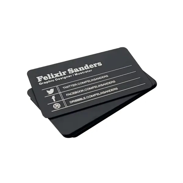 Executive aluminum business card plus laser engraved on both sides plus... from ASI 37218 Athena Promo (tm)