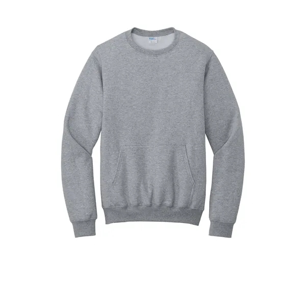 Port & Company Core Fleece Crewneck Pocket Sweatshirt... from ASI 84863 SanMar