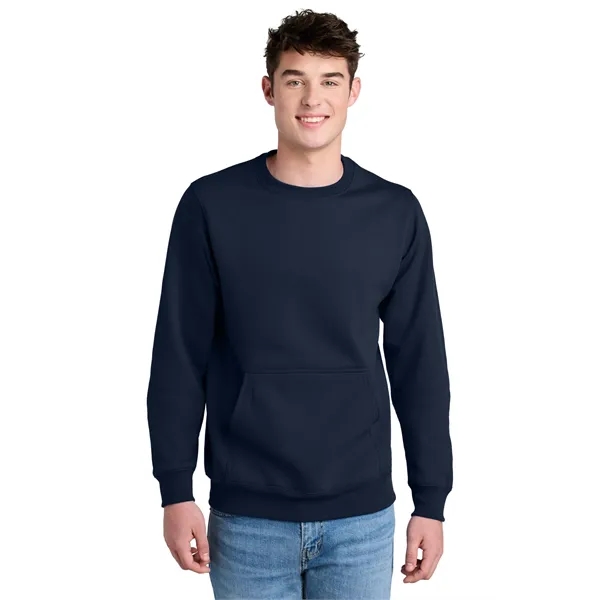 Port & Company Core Fleece Crewneck Pocket Sweatshirt... from ASI 84863 SanMar