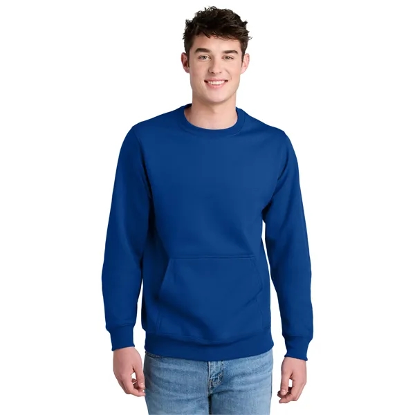 Port & Company Core Fleece Crewneck Pocket Sweatshirt... from ASI 84863 SanMar