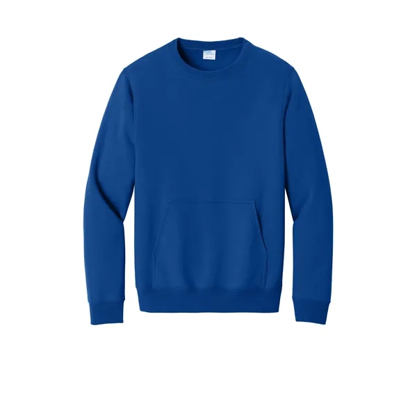 Port & Company Core Fleece Crewneck Pocket Sweatshirt... from ASI 84863 SanMar