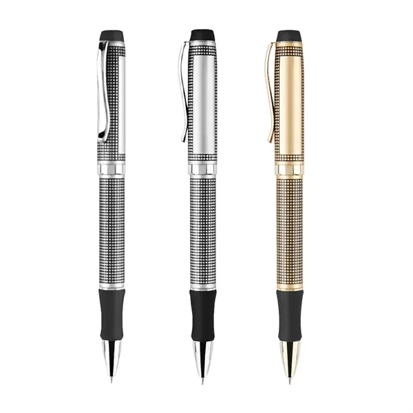 Heavy weight brass construction ballpoint pen.... from ASI 31517 Admart Products
