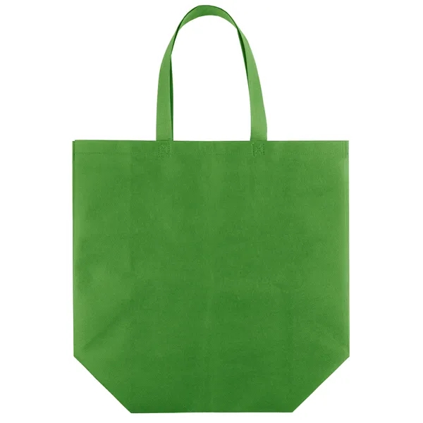 Economical non-woven Value budget tote, Heat sealed handles... from ASI 37940 Bag Makers Inc