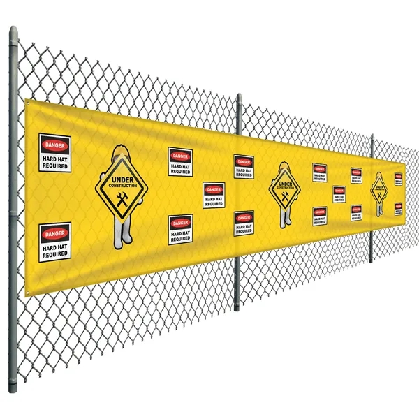 3' x 15' Digitally printed full color full custom knit polyester... from ASI 80228 Quinn