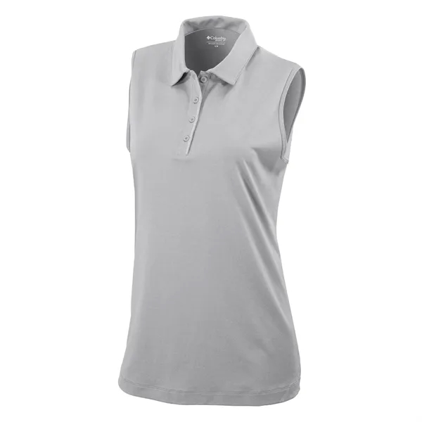 Columbia women's sleeveless 4-button placket shirt... from ASI 38120 Ball Pro / Diversified Quality Kitchenware / Branded Apparel Designs