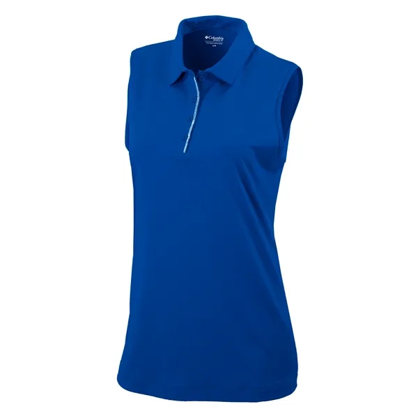 Columbia women's sleeveless 4-button placket shirt... from ASI 38120 Ball Pro / Diversified Quality Kitchenware / Branded Apparel Designs