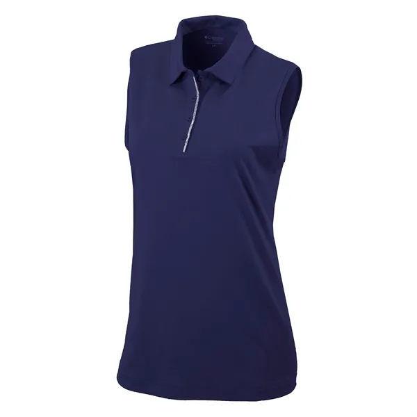 Columbia women's sleeveless 4-button placket shirt... from ASI 38120 Ball Pro / Diversified Quality Kitchenware / Branded Apparel Designs