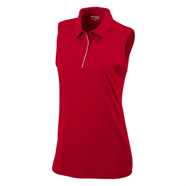 Columbia women's sleeveless 4-button placket shirt... from ASI 38120 Ball Pro / Diversified Quality Kitchenware / Branded Apparel Designs