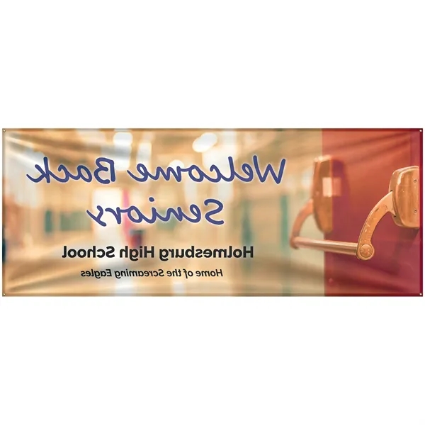 4' x 10' Digitally printed full color full custom knit polyester... from ASI 80228 Quinn