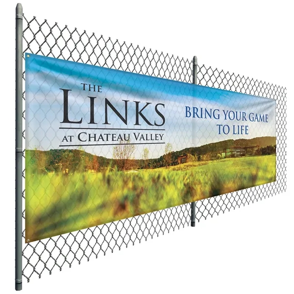 4' x 10' Digitally printed full color full custom knit polyester... from ASI 80228 Quinn