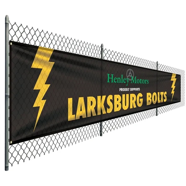 4' x 20' Digitally printed full color full custom knit polyester... from ASI 80228 Quinn