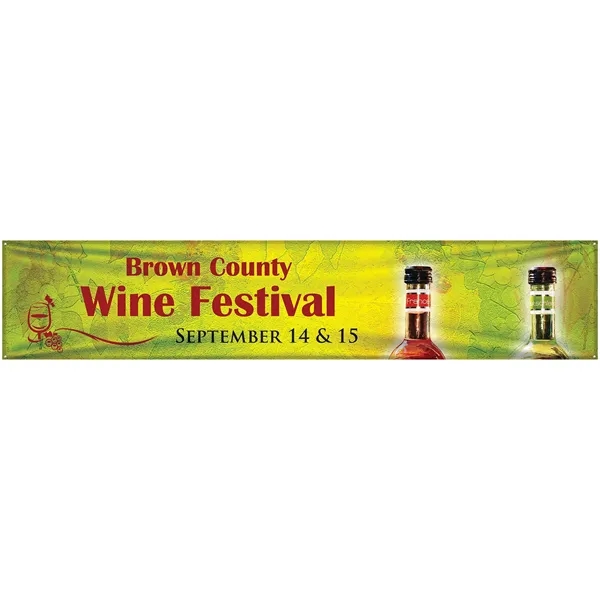 4' x 20' Digitally printed full color full custom knit polyester... from ASI 80228 Quinn