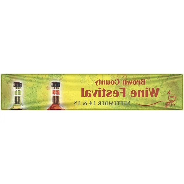 4' x 20' Digitally printed full color full custom knit polyester... from ASI 80228 Quinn