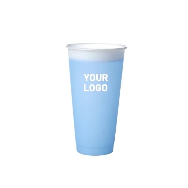 24 oz. Mood color changing stadium cup plus free 1 color... from ASI 37218 Athena Promo (tm)