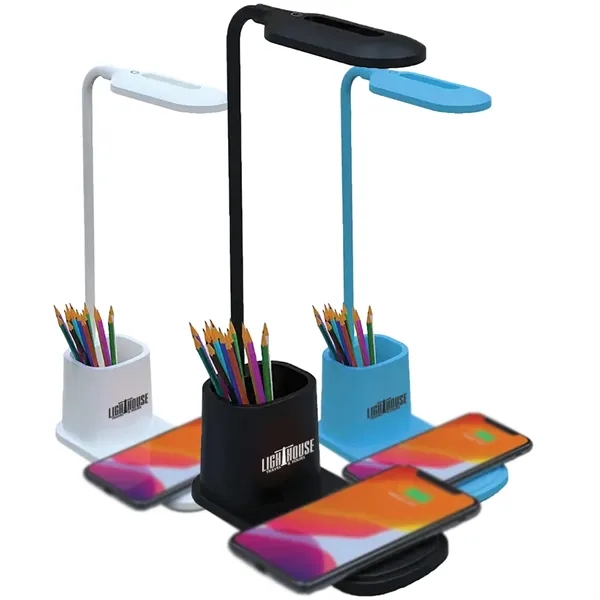 10-watt wireless charger and lamp with three brightness levels.... from ASI 39552 BEL Promo