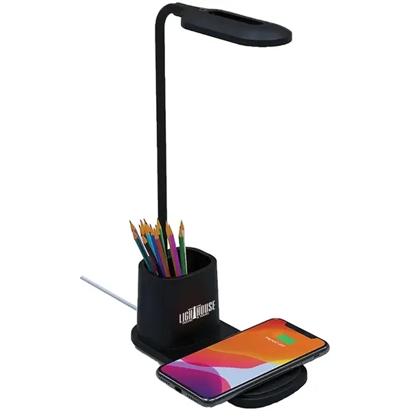 10-watt wireless charger and lamp with three brightness levels.... from ASI 39552 BEL Promo